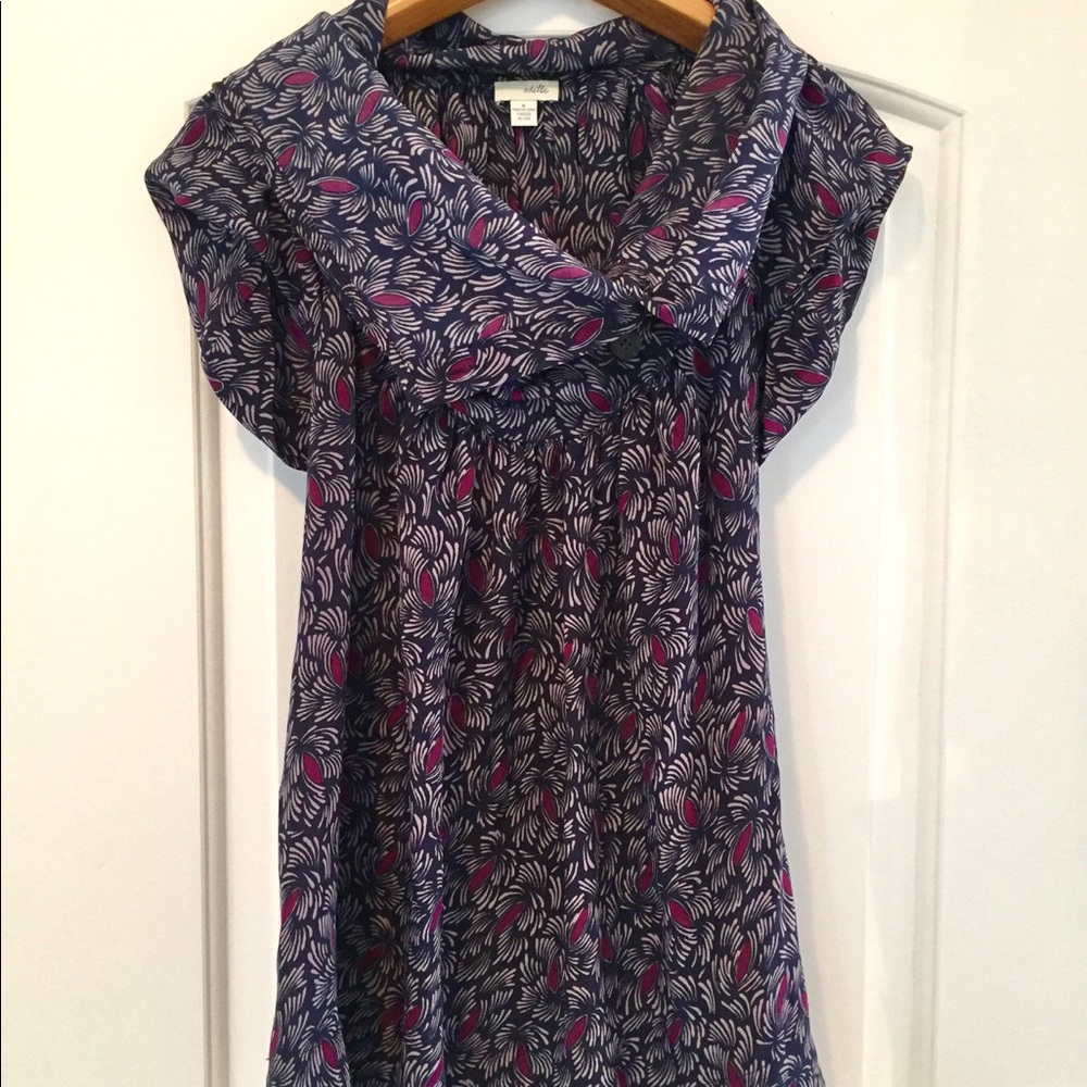 Anthropologie Odille Silk Deuxhill Top